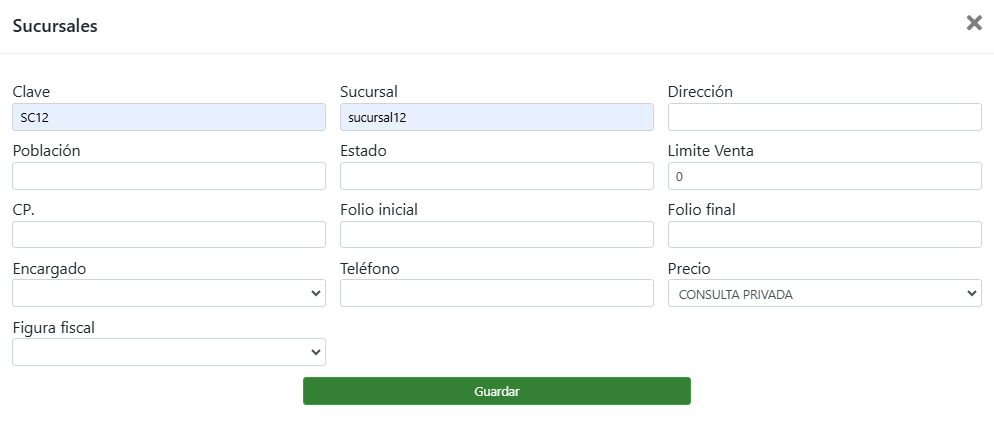 crea las sucursales de tu laboratorio para llevar el control de cada una de ellas, con Citopat software para laboratorios de patología no tienes límites de sucursales