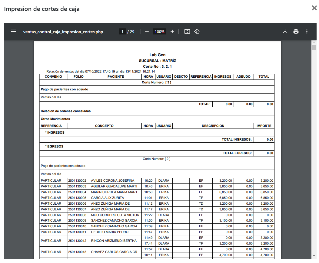 Te ayuda a llevar el control de la administración con Citopat software para laboratorios de patología