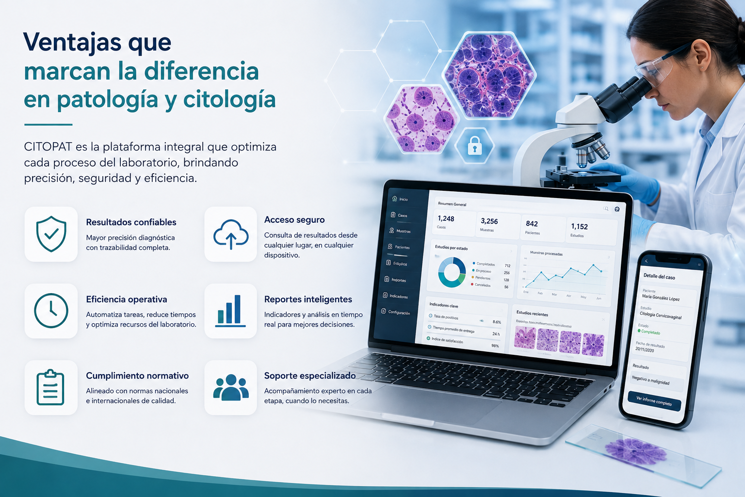 ¿Qué diferencia a CITOPAT de un LIS básico?